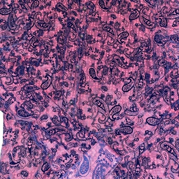 Eight X Premium by Buckle burgundy slim fit long sleeve button down shirt - Picture 2 of 12